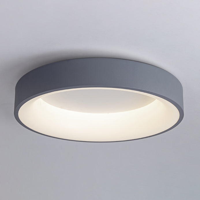 Lámpara de techo LED sencilla y moderna, lámpara de techo redonda de montaje empotrado para dormitorio