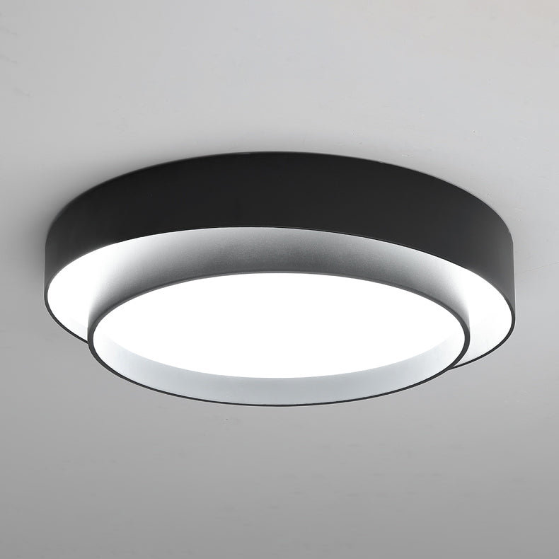 Plafonnier LED de forme ronde, moderne et Simple, luminaire de plafond, idéal pour une chambre à coucher