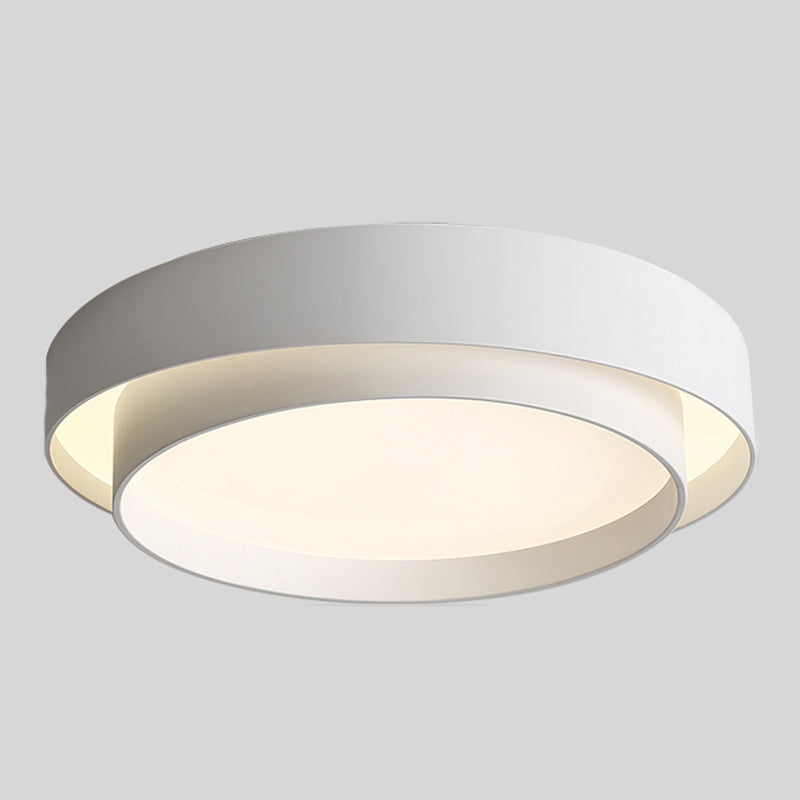 Plafonnier LED de forme ronde, moderne et Simple, luminaire de plafond, idéal pour une chambre à coucher