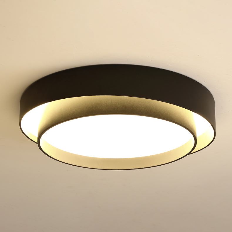 Plafonnier LED de forme ronde, moderne et Simple, luminaire de plafond, idéal pour une chambre à coucher