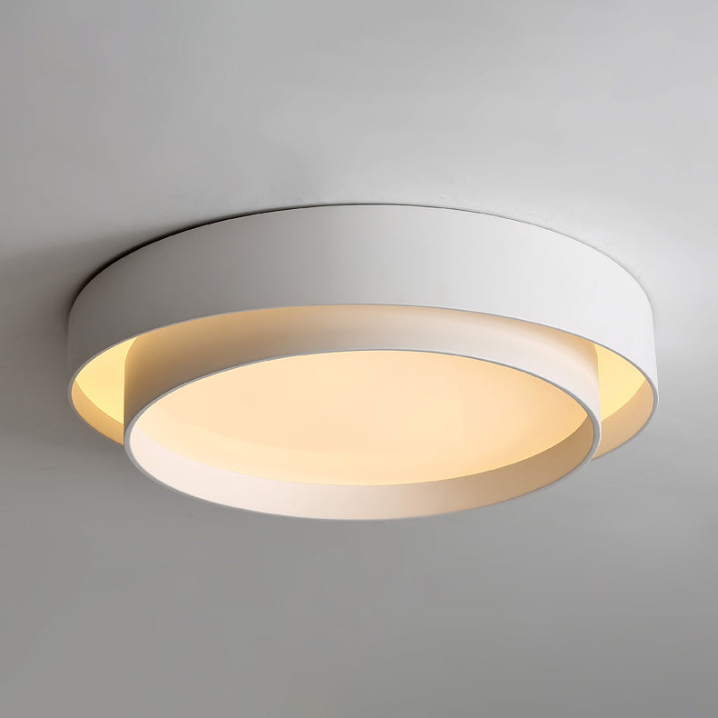 Plafonnier LED de forme ronde, moderne et Simple, luminaire de plafond, idéal pour une chambre à coucher