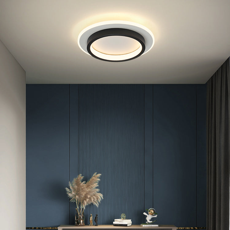 Lámpara de techo LED geométrica Lámpara de montaje empotrada simple y moderna para pasillo