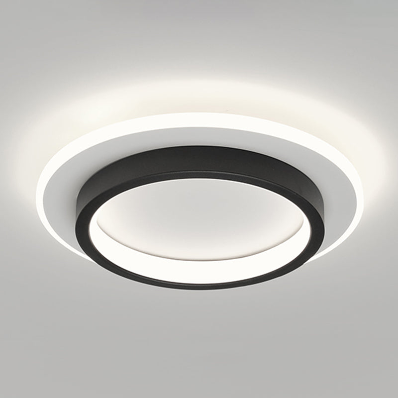 Lámpara de techo LED geométrica Lámpara de montaje empotrada simple y moderna para pasillo