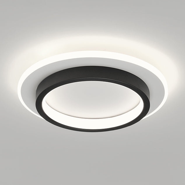 Lámpara de techo LED geométrica Lámpara de montaje empotrada simple y moderna para pasillo