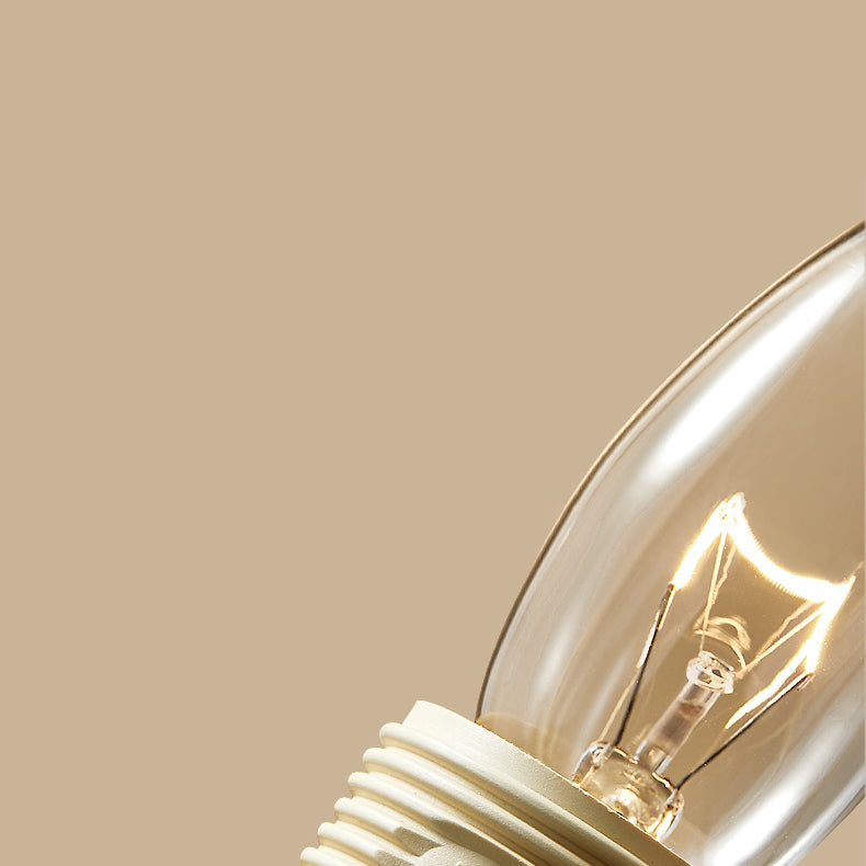 Brass Barrel Chandelier Light American Style Multi-Head Suspension Lamp with Fabric Shade