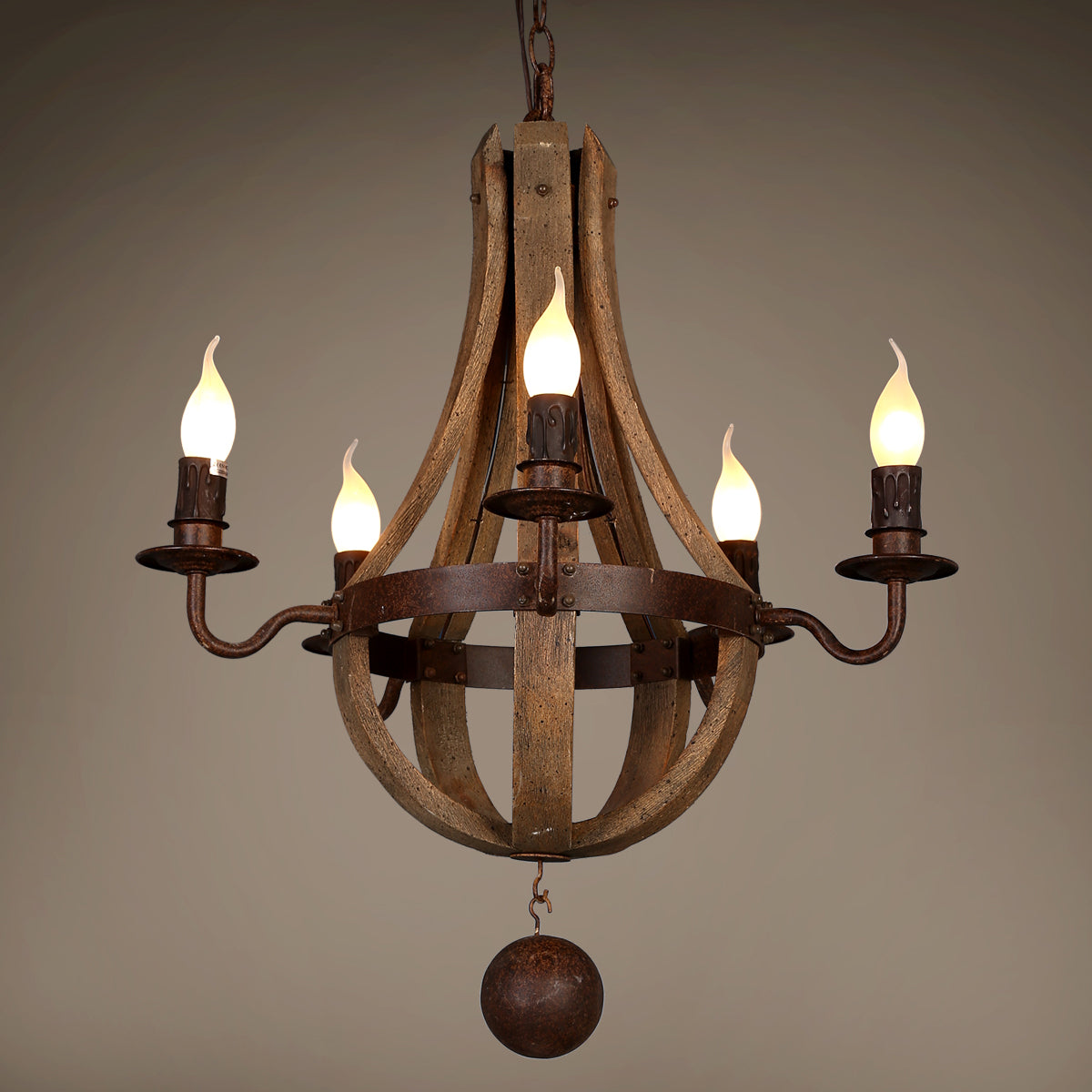 Candle-Style Chandelier Lighting Fixtures Traditional Multi-Head Suspension Light Restaurant