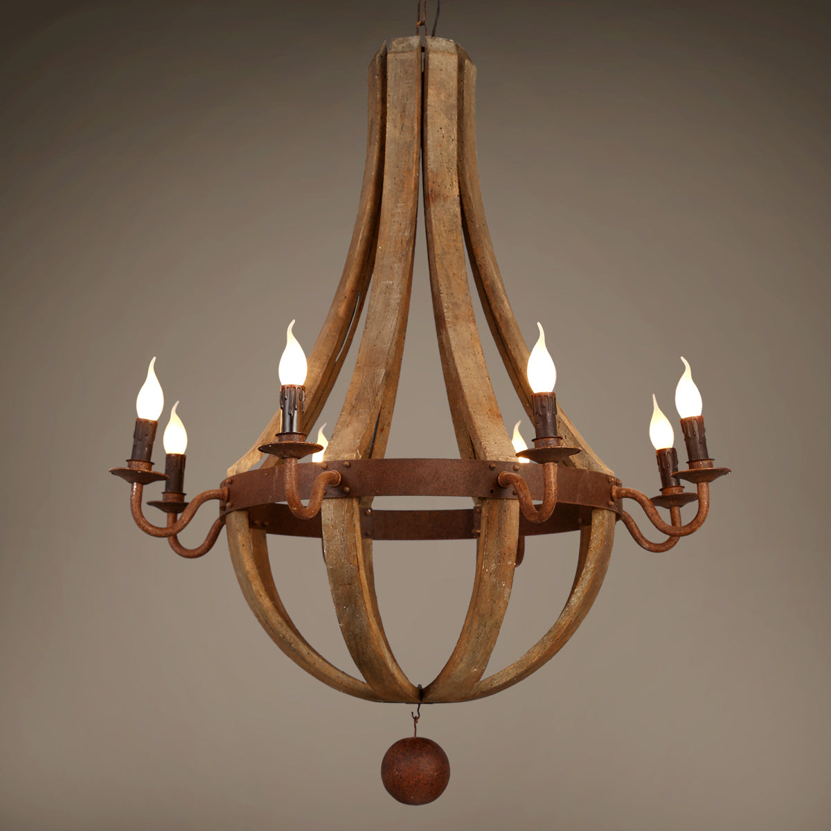 Candle-Style Chandelier Lighting Fixtures Traditional Multi-Head Suspension Light Restaurant