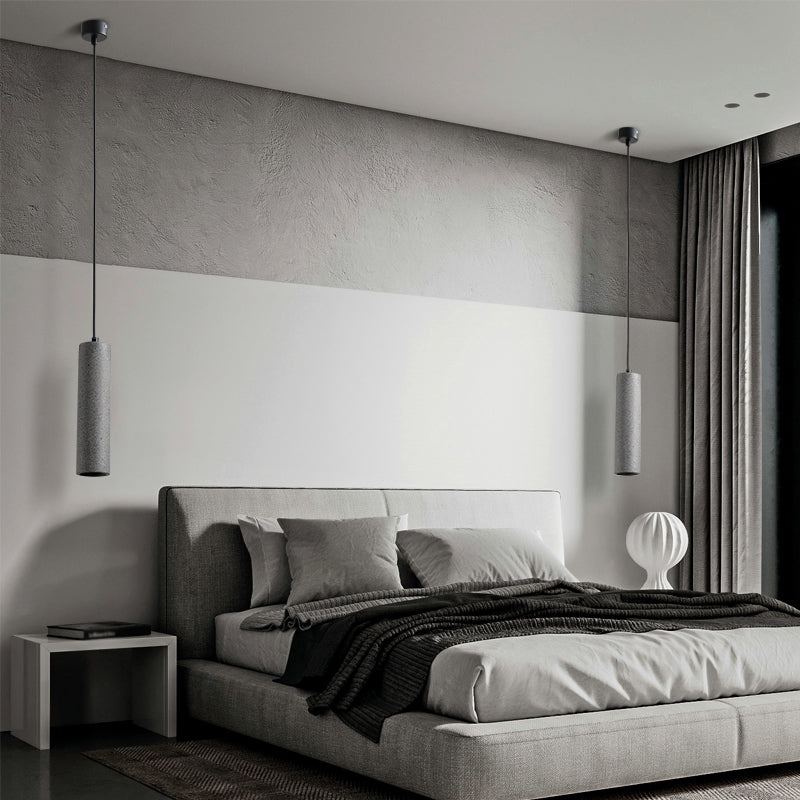 Einzelkopf hängend leichter kreativer Zement zeitgenössische Federung für Foyer