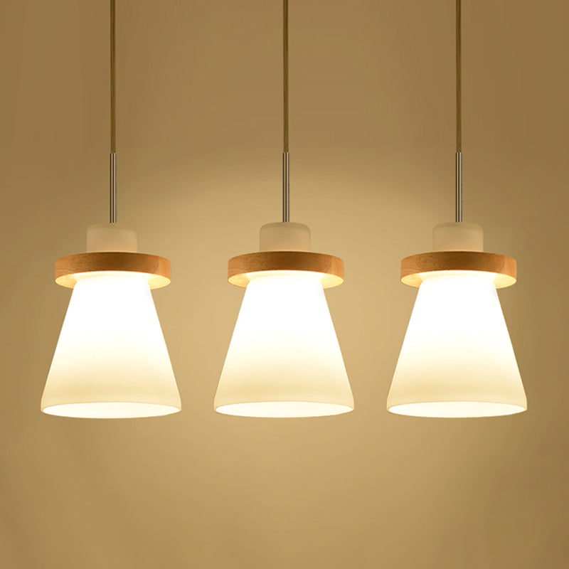 Holz geometrische hängende Licht moderne einfache hängende Licht für das Restaurant