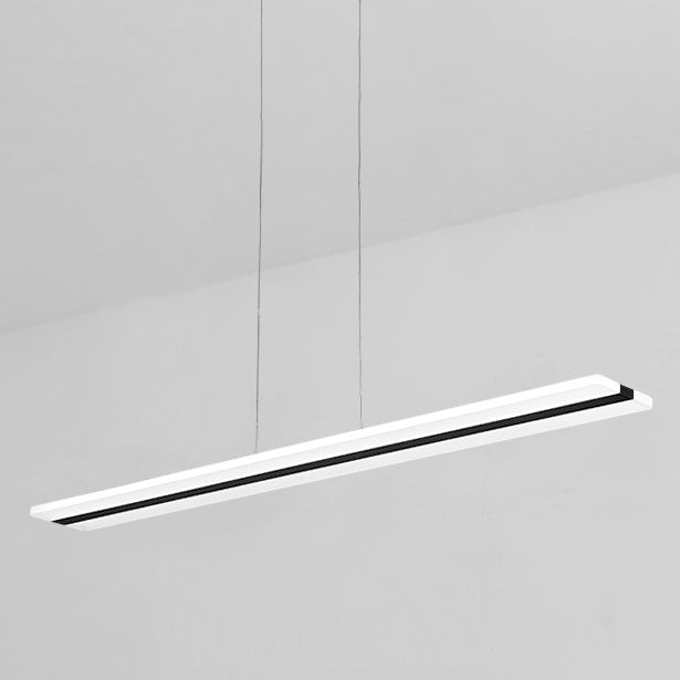 Long Strip LED Island Light moderniste suspendu suspendu pour le salon salle à manger salon