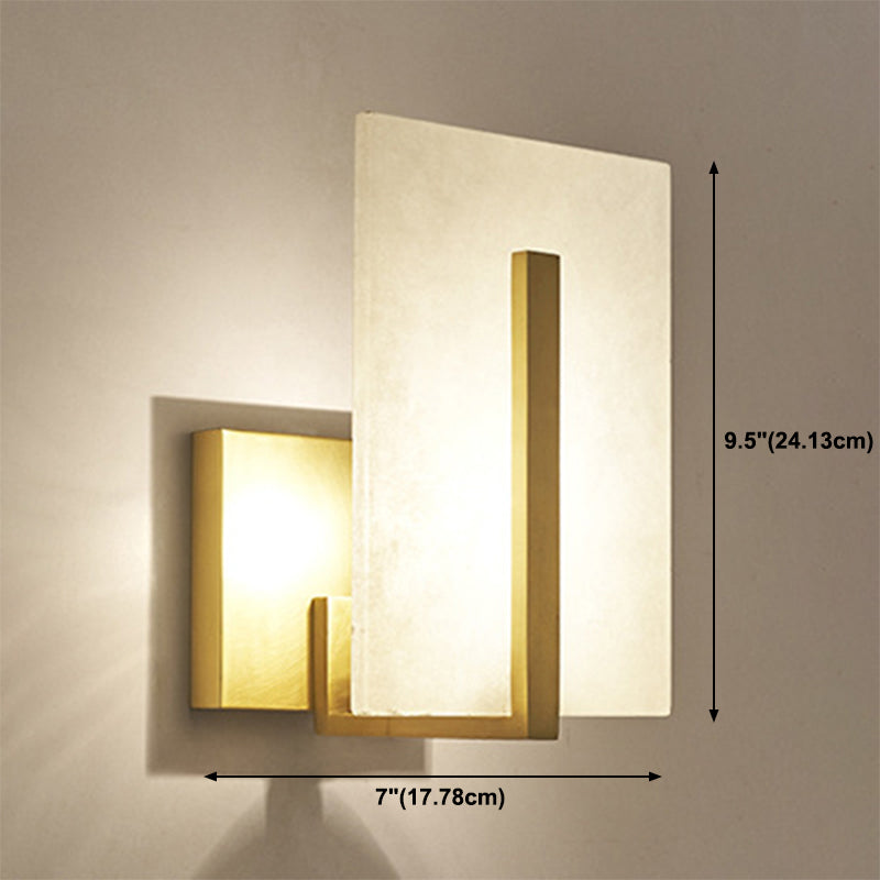 Moderne einfache Wandleuchter 1 Kopf Marmorwand montierte Leuchte für Wohnzimmer