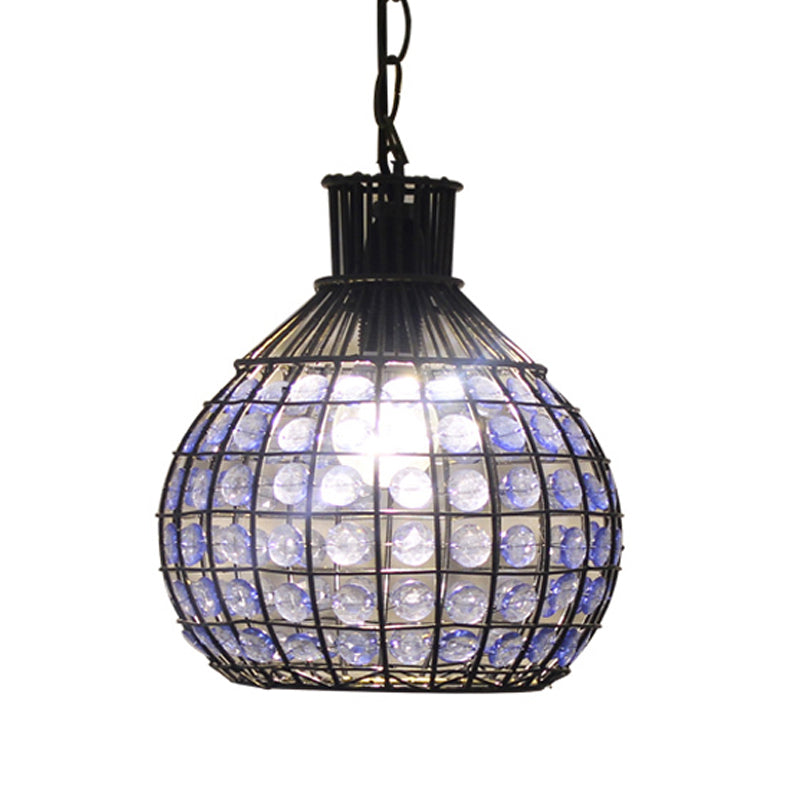 1 SUSPENSION PRENDANT PRENDANT VINTAGE BAL METAL METAL PLAFIER PLACE ALIMENTATION EN ROUGE / GREEN / POUR PUPLE POUR RESTAUT