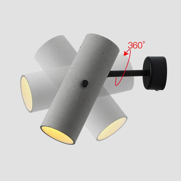 One Lampen Wandleuchte zementarischer Zementwandleuchte mit Zementwandleuchte