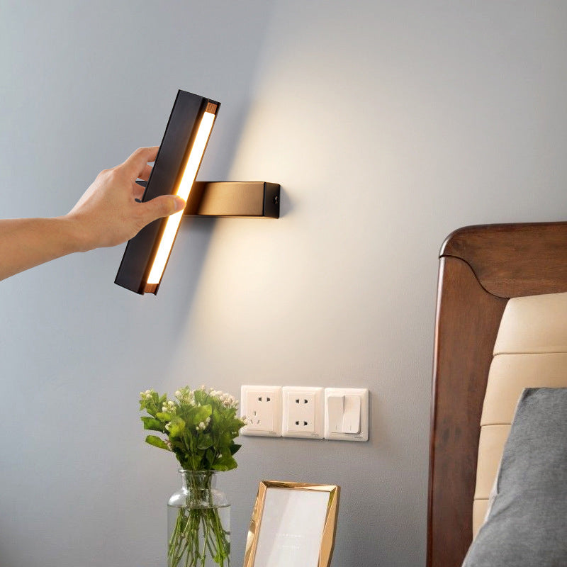 Schlafzimmer Rotatable Leuchtenleuchten LED moderne Wandmontage -Beleuchtungsanlage