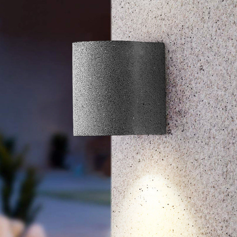 Living Room One Head Wall Sconce Modern Cement Wall Mounted Light Fixture