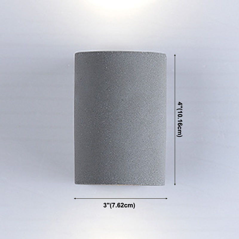 Wohnzimmer ein Kopfwandleuchten moderne Zementwandmontageleuchte