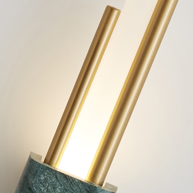 Moderne Marmorwand LED LED WALS MOTTED LEIGENTE