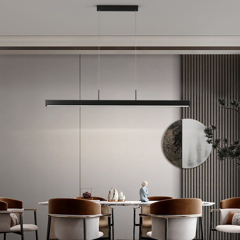 Simplicity Contemporary Kitchen Island Light Acrylic Shade Dining Room Hanging Lamp