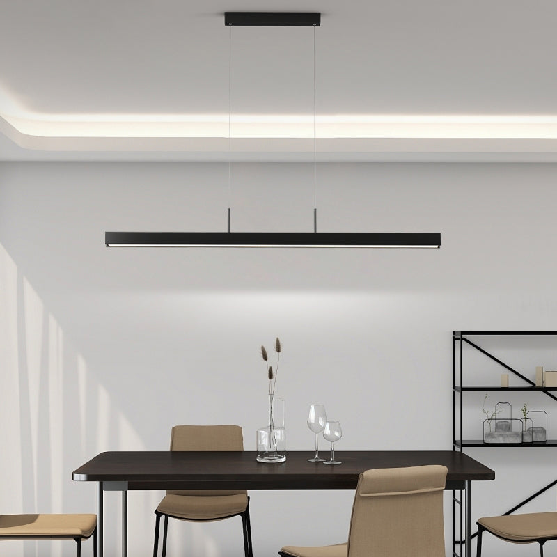 Simplicity Contemporary Kitchen Island Light Acrylic Shade Dining Room Hanging Lamp