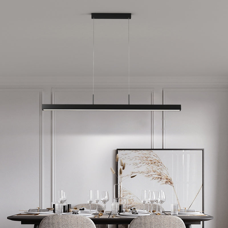 Simplicity Contemporary Kitchen Island Light Acrylic Shade Dining Room Hanging Lamp