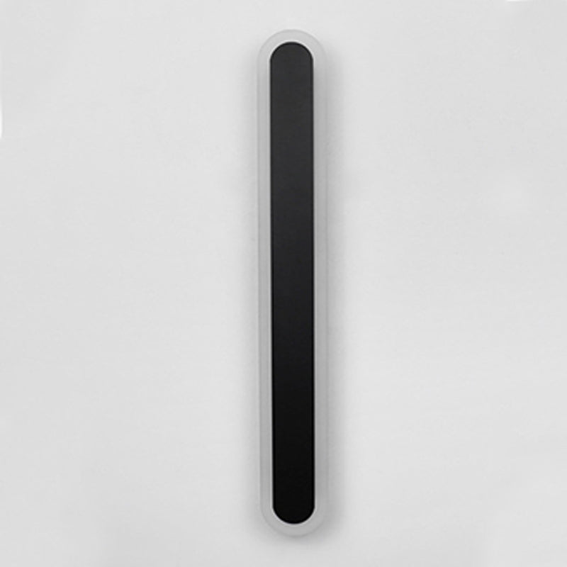Linear Shade 1 Light Wall Sconce Modern Style Metal Wall Mount Light Fixture