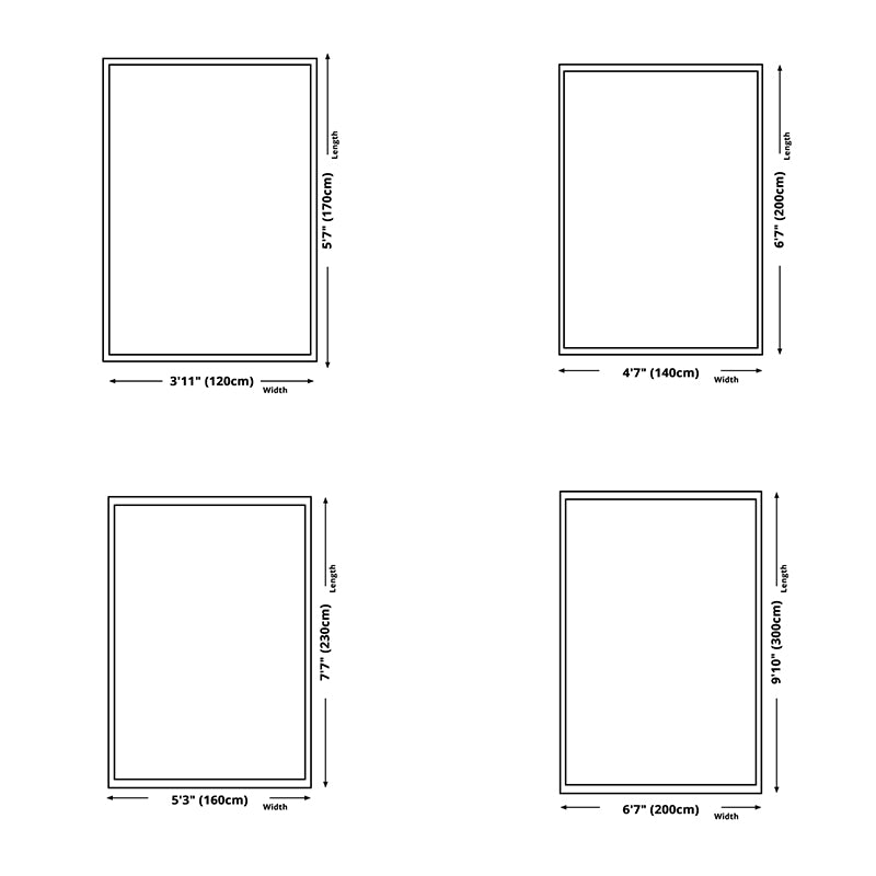 Contemporary Checkered Pattern Carpet Polyester Indoor Rug Pet Friendly Area Rug for Home Decoration