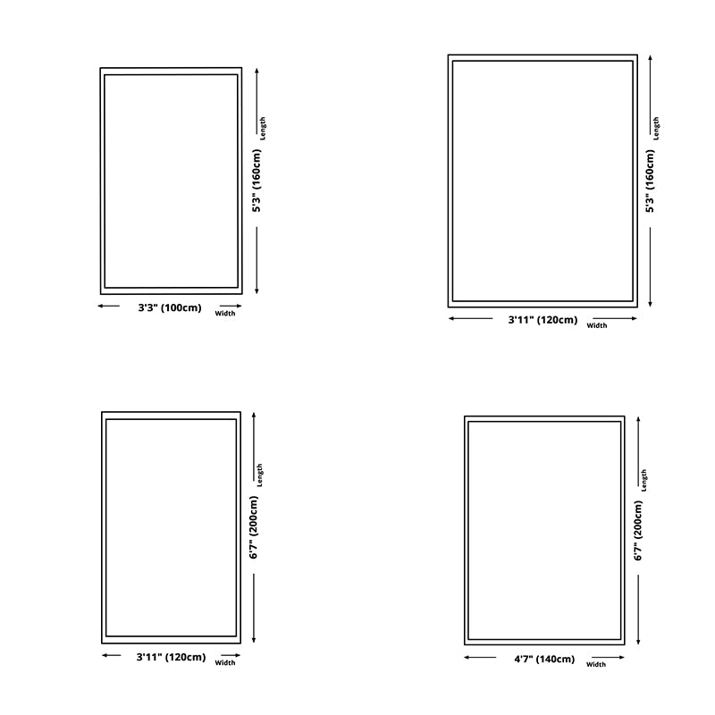 Modern Grey Area Carpet Stripe Pattern Polyester Area Rug Anti-Slip Easy Care Rug for Home Decor