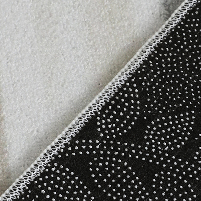 Grey Modern Rug Blending Graphic Rug Non-Slip Backing Rug for Drawing Room