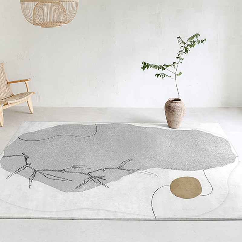 Lichtbruine modern tapijt mengen kleurstuk Tapijt niet-slip achterste tapijt voor woningdecoratie