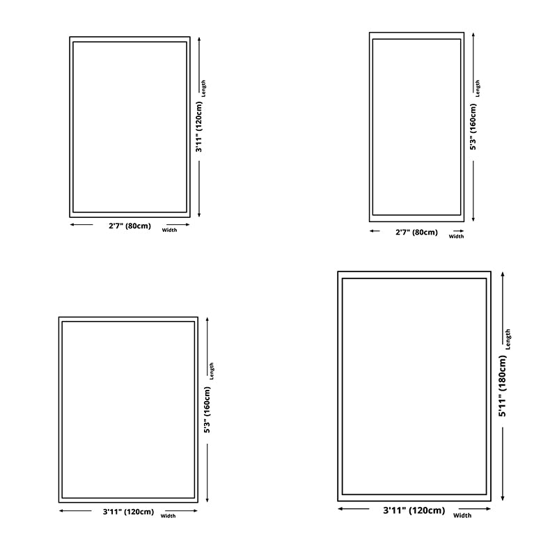 Eenvoud wasbaar tapijt modern vloerkleed polyester vlekbestendig gebied tapijt voor woonkamer