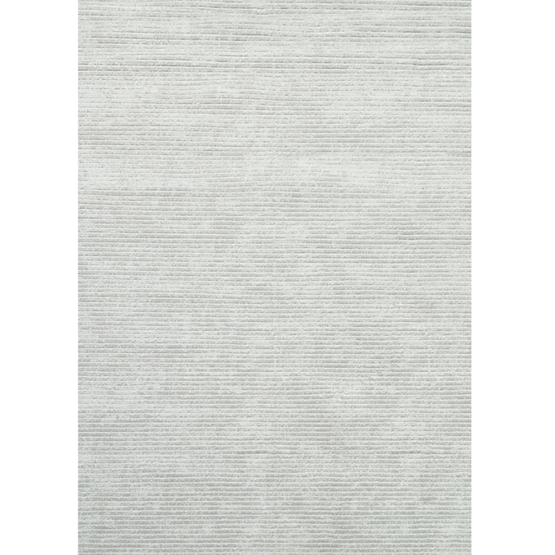 Zone de couleur unie moderne tapis en polyester gris tapis de soins faciles pour la décoration intérieure