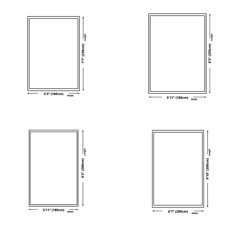 Dark Red Modern Rug Polyester Graphic Rug Non-Slip Backing Rug for Home Decoration