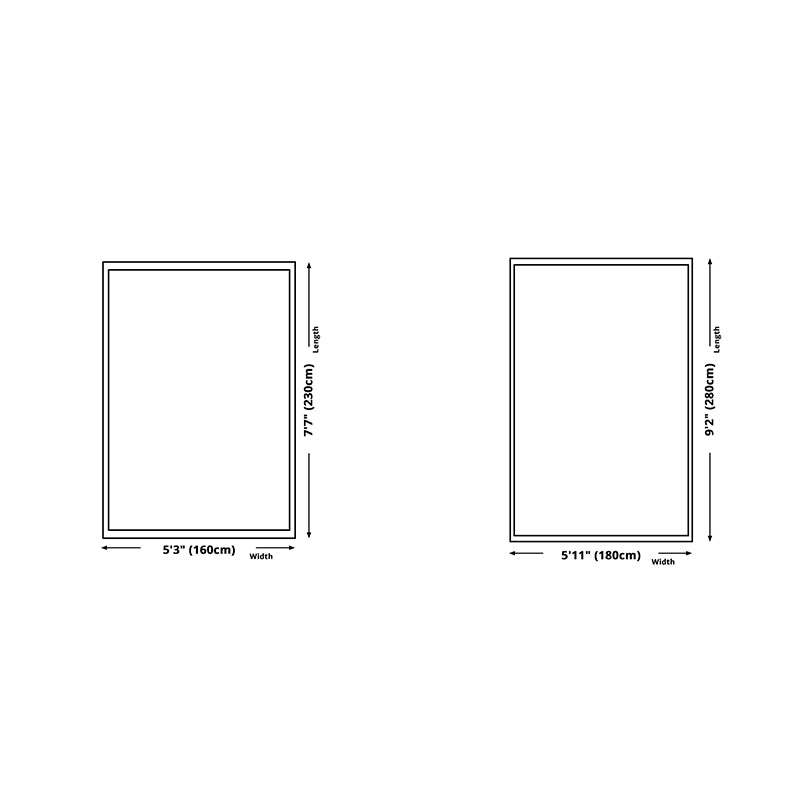 Modern Home Decor Carpet Geometric Contrast Panel Area Rug Polyester Carpet with Non-Slip Backing