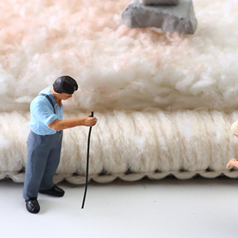 Simplicity Tartan Pattern Carpet Polyester Rug Stain Resistant Area Carpet for Home Decoration