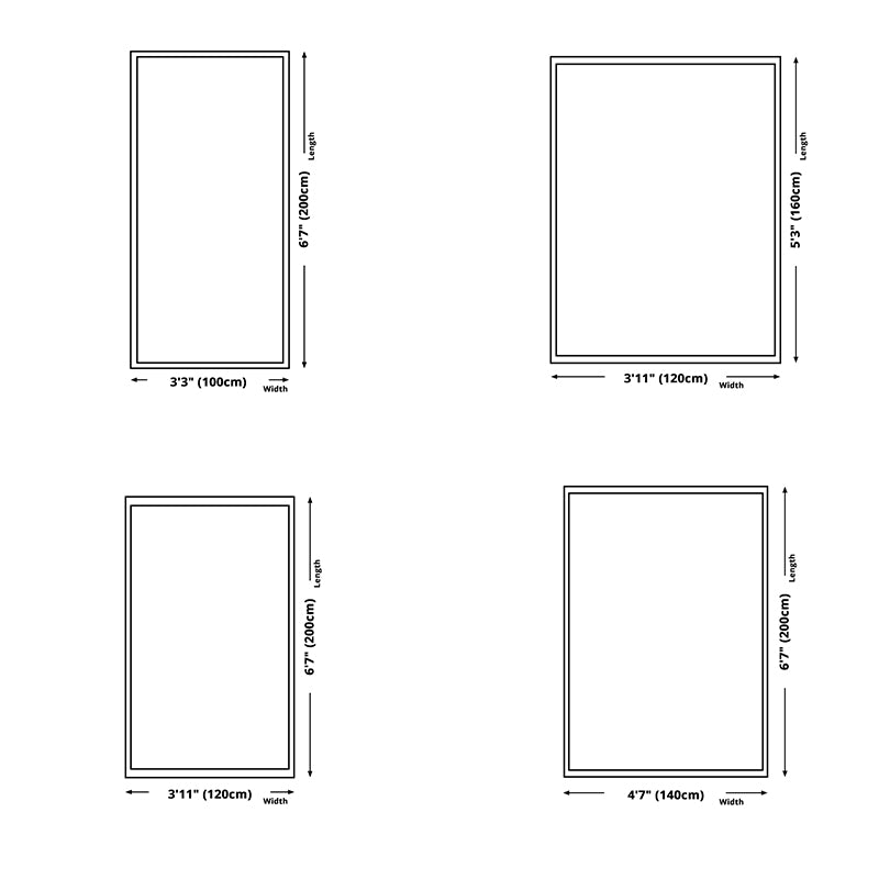 Simplicity Tartan Pattern Carpet Polyester Rug Stain Resistant Area Carpet for Home Decoration