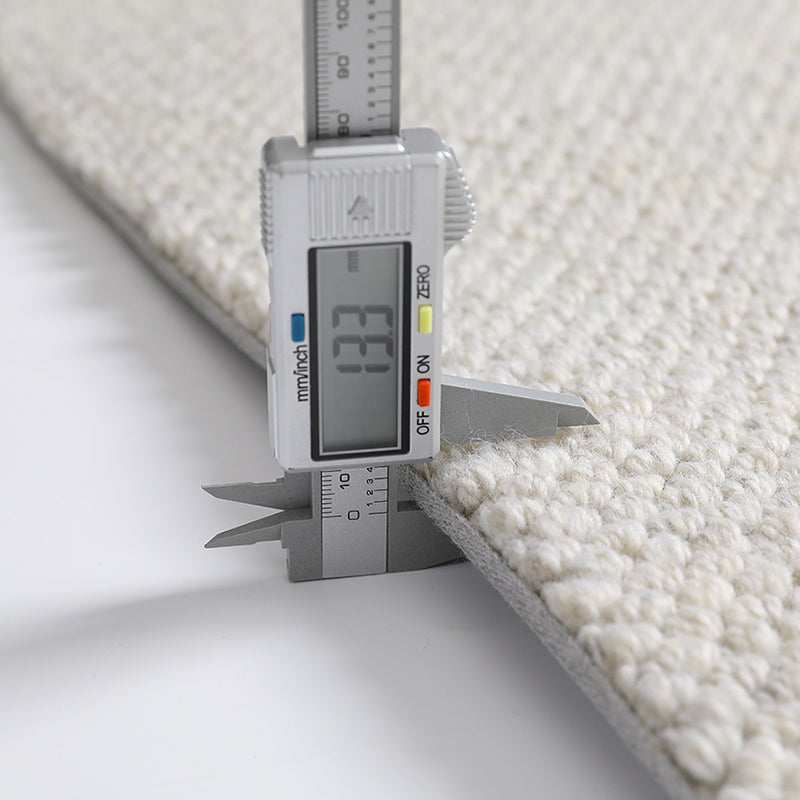 Grey Solid Color Area Rug Modern Polyester Area Carpet Easy Care Rug for Living Room