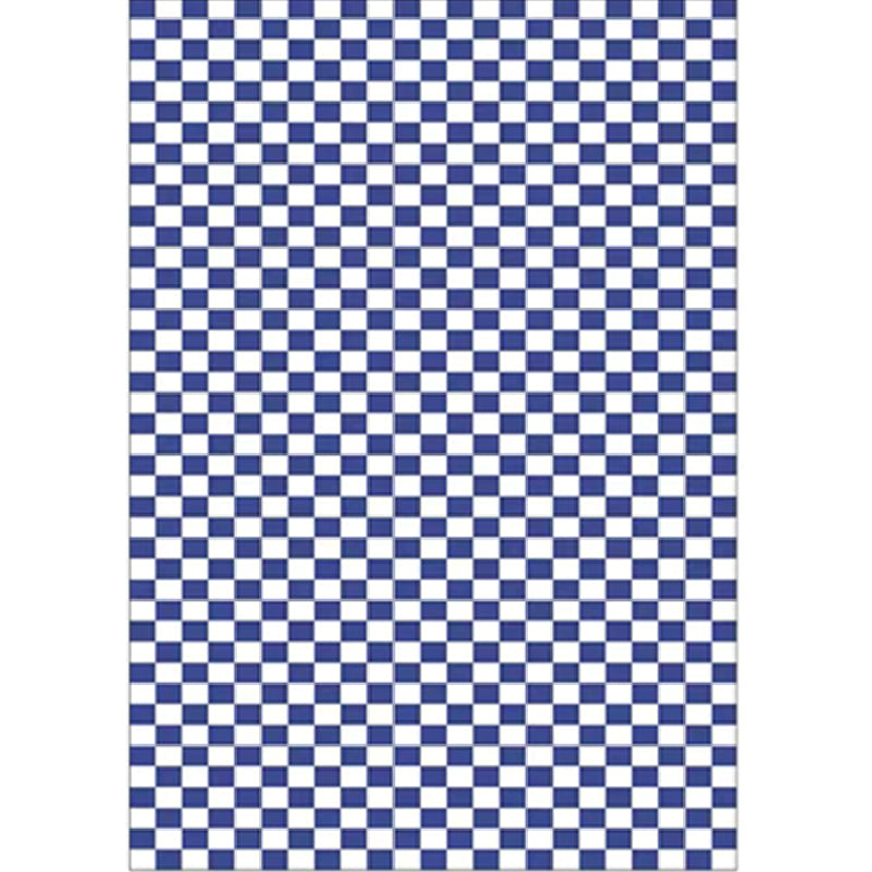 Simple Checkered Pattern Carpet Polyester Indoor Rug Pet Friendly Area Rug for Home Decoration