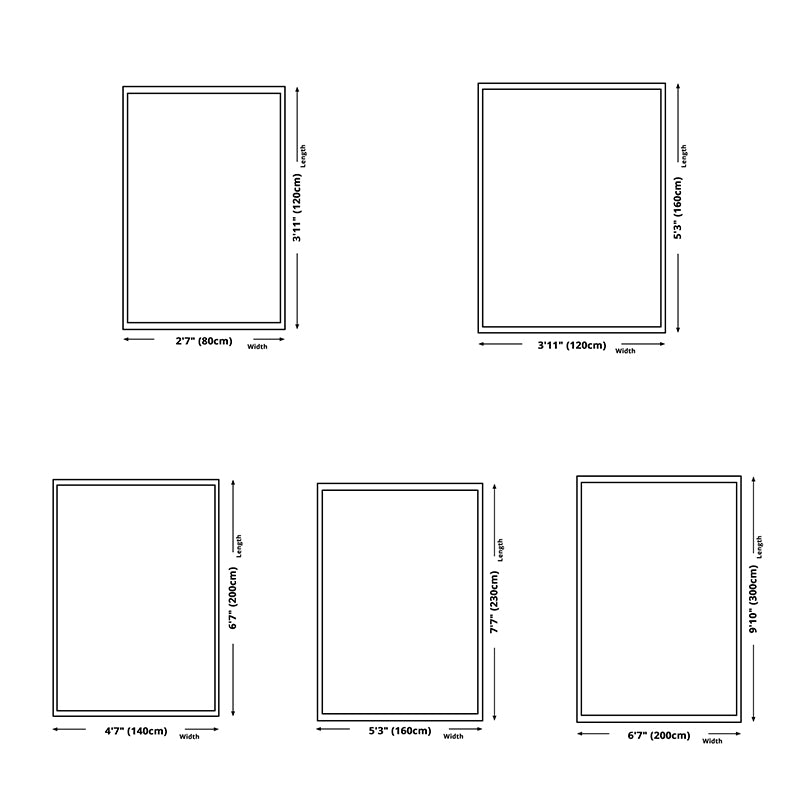 Green Plaid Pattern Rug Modern Polyester Area Rug Stain Resistant Area Carpet for Home Decor