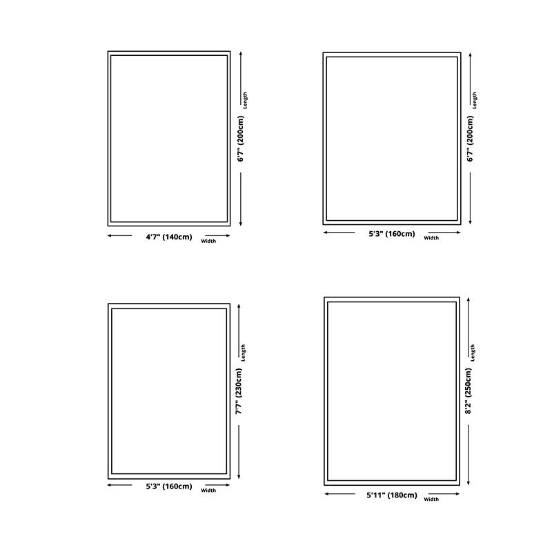 Modern Graphic Pattern Rug Polyester Carpet Pet Friendly Indoor Rug for Home Decoration