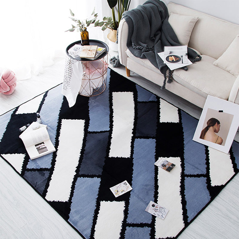 Bruin modern tapijten polyester kleur klontdapje niet-slip achterste tapijt voor woningdecoratie