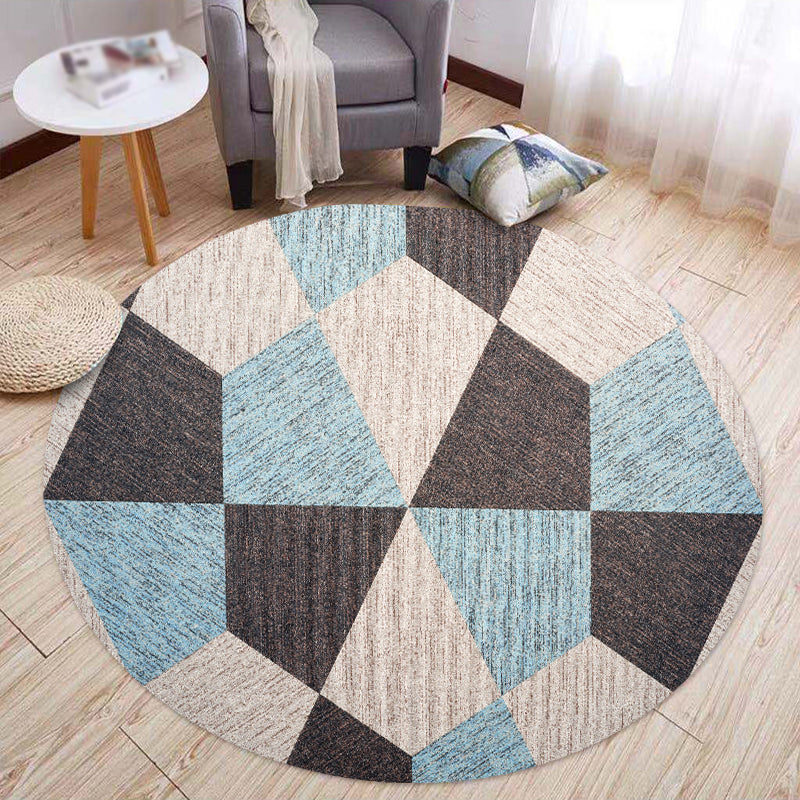 Fancy geometrisch patroon tapijt Modern polyester gebied Rug Anti-slip gebied Rug voor woonkamer