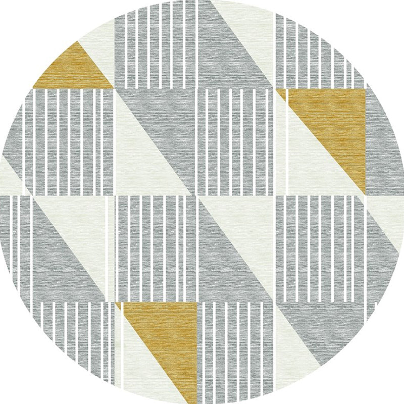 Fancy geometrisch patroon tapijt Modern polyester gebied Rug Anti-slip gebied Rug voor woonkamer