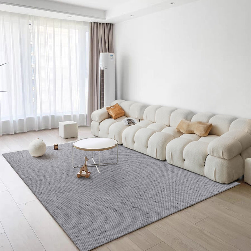 Tapis de couleur pure moderne Tapis de polyester de tapis de polyester