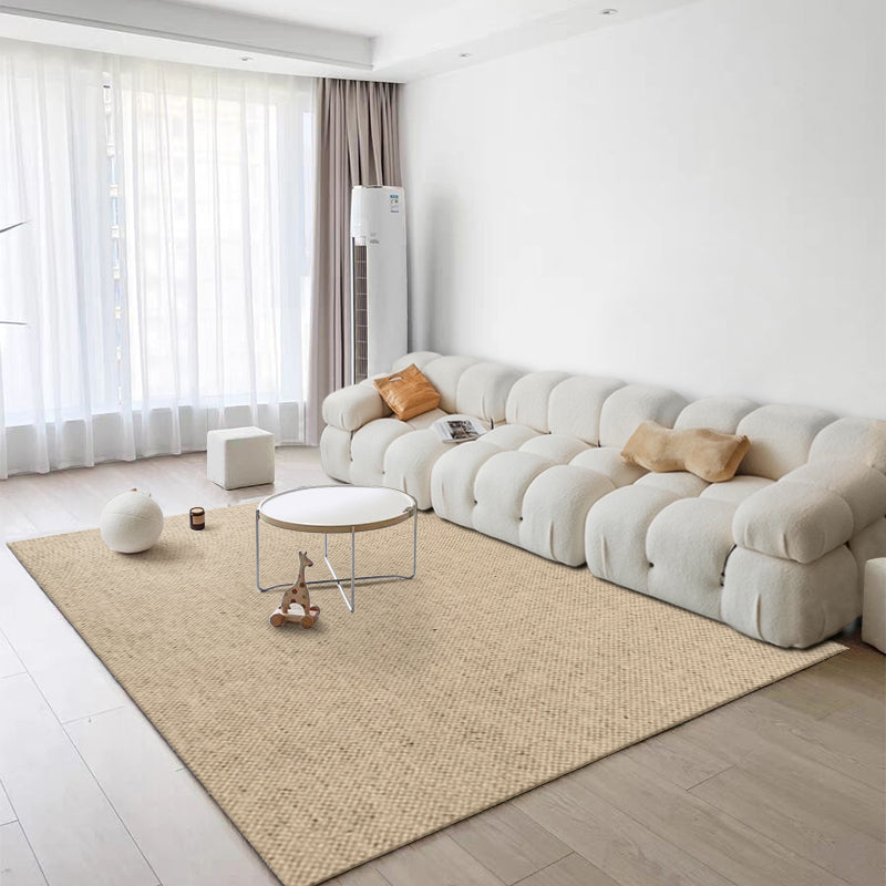 Tapis de couleur pure moderne Tapis de polyester de tapis de polyester