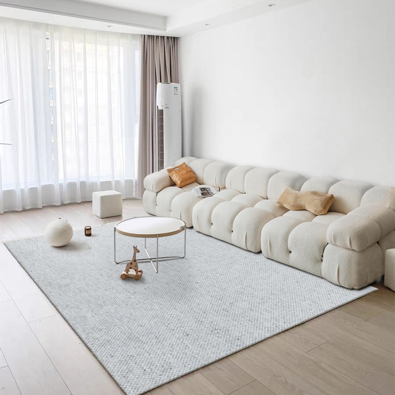 Tapis de couleur pure moderne Tapis de polyester de tapis de polyester