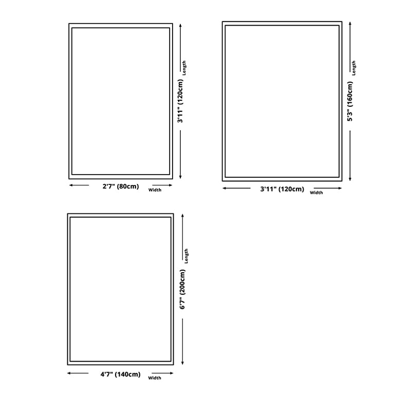 Simplicity Carpet Modern Indoor Rug Polyester Stain Resistant Area Rug for Living Room