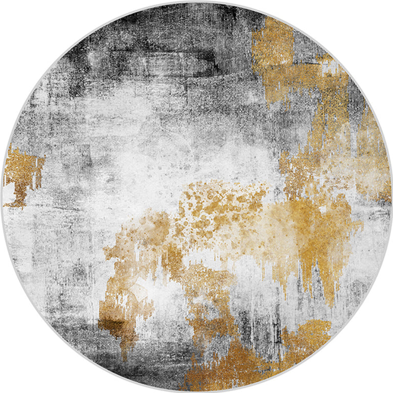 Blauw contrast kleurgebied tapijt modern polyester gebied tapijt anti-slip gemakkelijke tapijt tapijt voor woningdecoratie