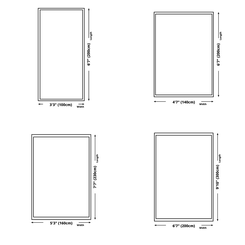 Apricot Modern Area Rug Stripe Pattern Polyester Area Carpet Anti-Slip East Care Rug for Bedroom