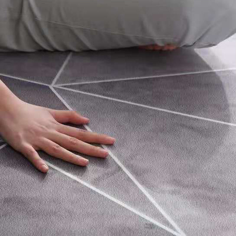 Geometric Indoor Rug Modern Patchwork Area Rug Polyester Carpet for Living Room