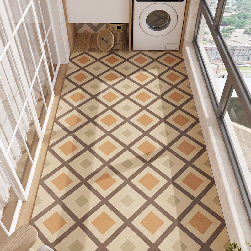 Casual Geometric Pattern Carpet Polyester Rug Stain Resistant Indoor Rug for Home Decoration